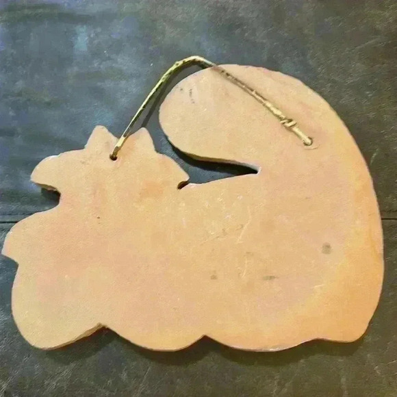 VINTAGE WHIMSICAL MAX HINDT POTTERY CHESHIRE CAT TOOTHBRUSH HOLDER SIGNED - Picture 6 of 6